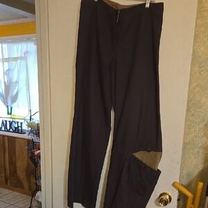 Dark Brown Wide Leg Pants